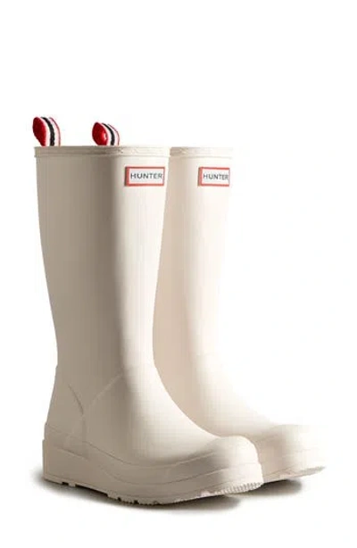 Hunter Original Play Tall Waterproof Rain Boot In Brown