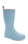 Hunter Original Play Tall Waterproof Rain Boot In Shifting Blue