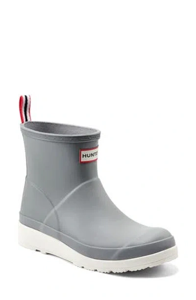Hunter Original Play Waterproof Short Rain Boot In Gray