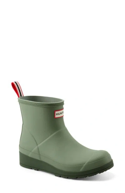Hunter Original Play Waterproof Short Rain Boot In Green