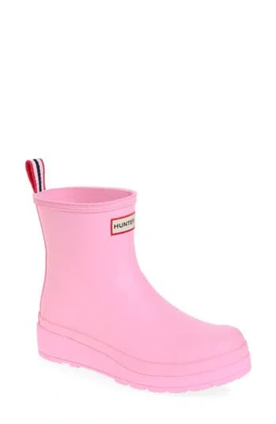 Hunter Original Play Waterproof Short Rain Boot In Pink