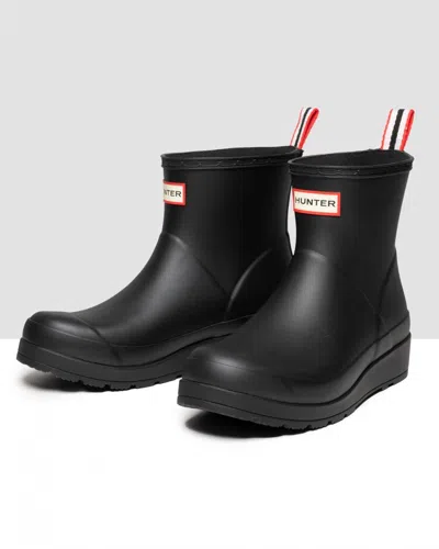 Hunter Original Play Womens Short Boots In Black