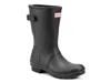 Hunter Original Short Adjustable Rain Boot In Black
