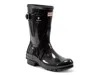 Hunter Original Short Gloss Rain Boot In Black