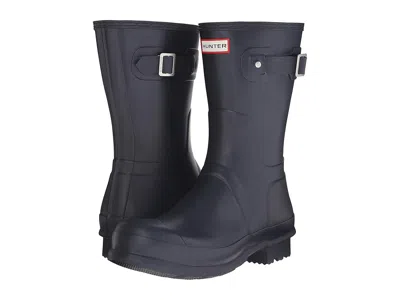 Hunter Original Short Rain Boots In Blue
