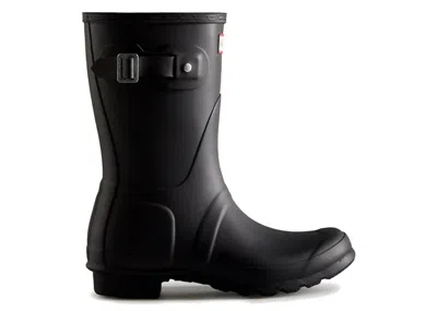 Pre-owned Hunter Original Short Rain Boots (women's) Sneakers In Black