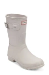 Hunter Original Short Waterproof Rain Boot In Gray