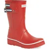 Hunter 'original Short' Wedge Rain Boot In Red