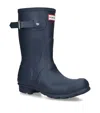 Hunter Original Short Waterproof Rain Boot In Navy