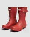 Hunter Original Short Waterproof Rain Boot In Red