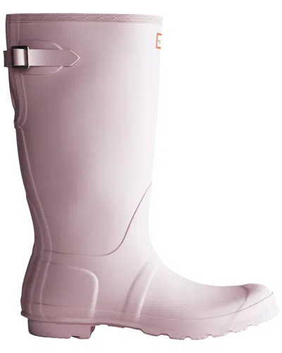 Hunter Original Tall Adjustable Back Boot In Pink