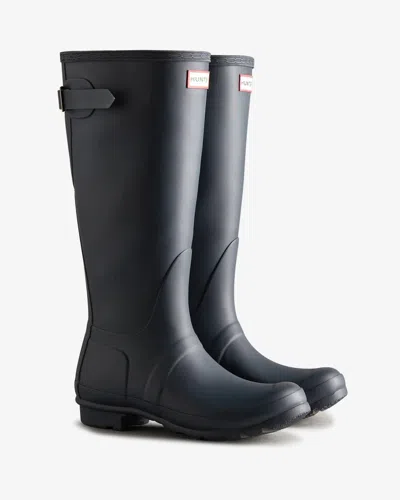 Hunter Original Tall Back Adjustable Womens Wellies Uk8 Eu42