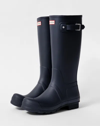 Hunter Original Tall Mens Wellies In Blue