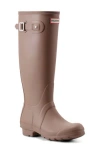 Hunter Original Tall Rain Boot In Brown