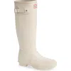 Hunter Original Short Logo Back Boot In Cast