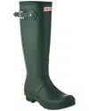 Hunter Original Tall Rain Boot In Green