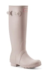 Hunter Original Tall Rain Boot In Neutral