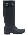 Hunter Original Tall Rubber Rain Boots In Blue