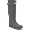 Hunter Original Back Adjustable Tall Rain Boot In Gray