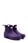 Hunter Original Waterproof Chelsea Rain Boot In Cavendish Blue/blue