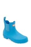 Hunter Original Waterproof Chelsea Rain Boot In Poolhouse Blue