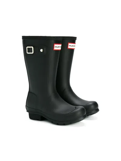 Hunter Kids' Original Wellies In Black