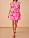 Hunter Pamela Dress In Azalea Pink In Multi