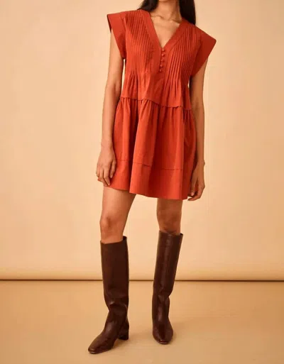 Hunter Parker Dress In Copper In Multi