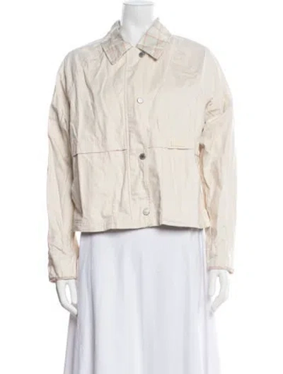 Pre-owned Hunter Plaid Print Jacket In Neutrals