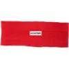 Hunter Play Fleece Lined Knit Headband In Black