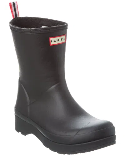 Hunter Play Mid Sherpa Insulated Boot In Black