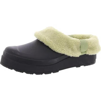 Hunter Play Sherpa Womens Rubber Slip On Clogs In Multi