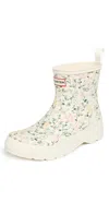 Hunter Play Short Boots Ivory 152 In Metallic