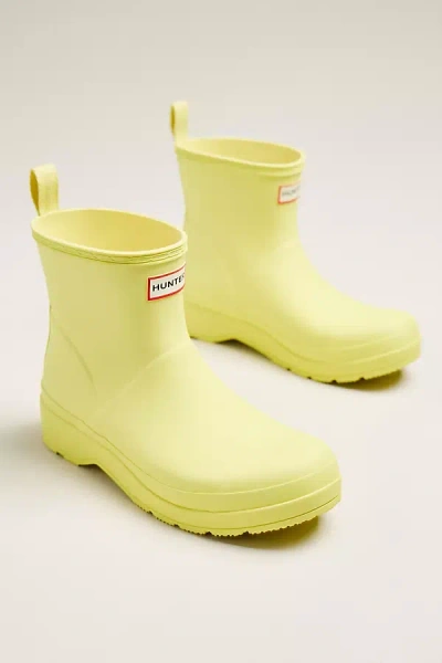 Hunter Play Short Rain Boots In Yellow