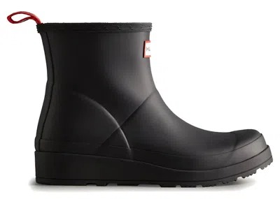 Pre-owned Hunter Play Short Rain Boots (women's) Sneakers In Black