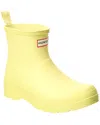 Hunter Play Short Scoop Bottom Rain Bootie In Yellow