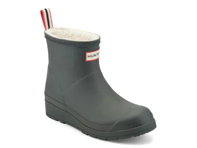 Hunter Play Short Snow Boot In Green