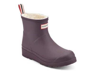 Hunter Play Short Snow Boot In Purple