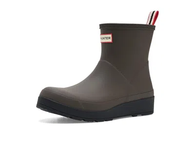 Hunter Play Shorts Boot Women's Rain Boots Dark Brown: 8 M, Rubber