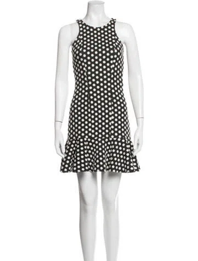 Pre-owned Hunter Polka Dot Print Mini Dress In White