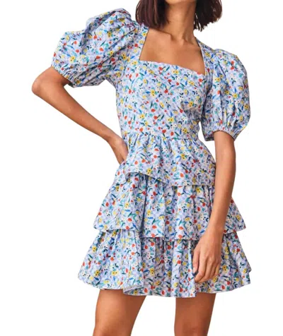 Hunter Porter Dress In Wildflower Medley In Multi