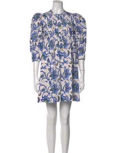 Pre-owned Hunter Printed Mini Dress In Multi