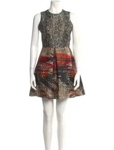 Pre-owned Hunter Printed Mini Dress In Multi