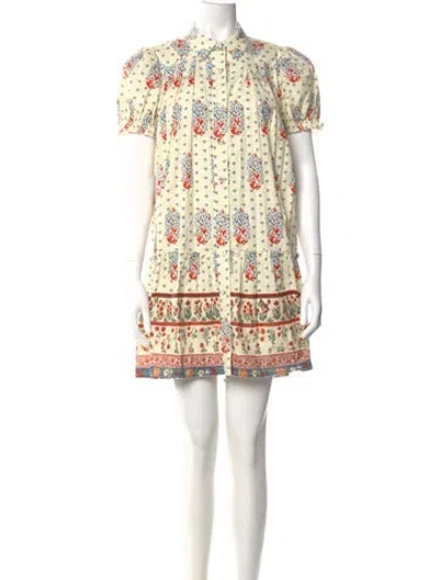Pre-owned Hunter Printed Mini Dress In Multi