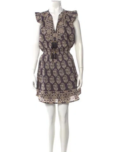 Pre-owned Hunter Printed Mini Dress In Multi