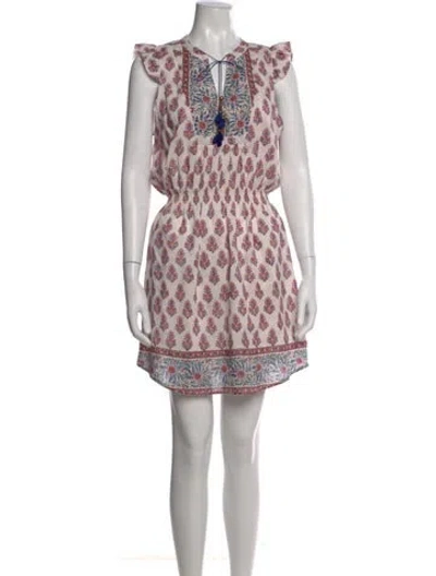 Pre-owned Hunter Printed Mini Dress In Multi