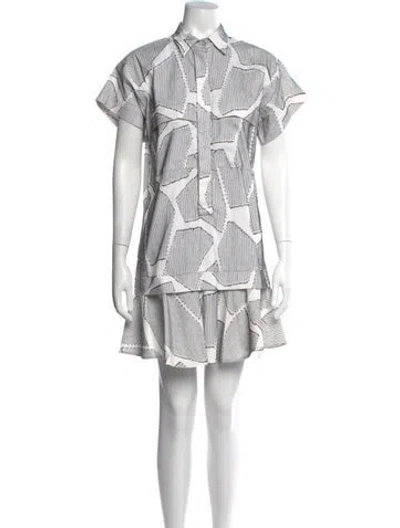 Pre-owned Hunter Printed Mini Dress In Multi