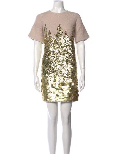 Pre-owned Hunter Printed Mini Dress In Multi