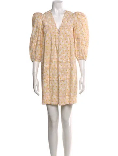 Pre-owned Hunter Printed Mini Dress In Pink