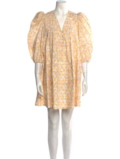 Pre-owned Hunter Printed Mini Dress In Pink